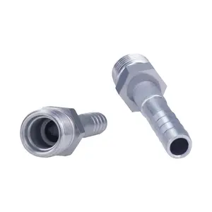 #8 10mm Straight Male Insert O-ring Barbed Fitting for A/C Refrigerant Hose car repair