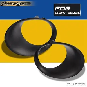 2X Bumper Fog Light Lamp Bezel Cover Fit For 2002-2008 Dodge Ram 1500 2500 3500 Car Accessories Replacement