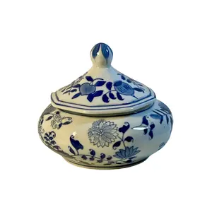 Chinoiserie Candy Dish with lid