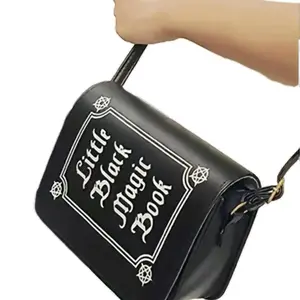 Halloween Little Black Magic Book Purse