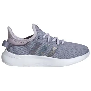 adidas Cloudfoam Pure Big Kid Silver Violet Glitter Youth Fashion Shoes New
