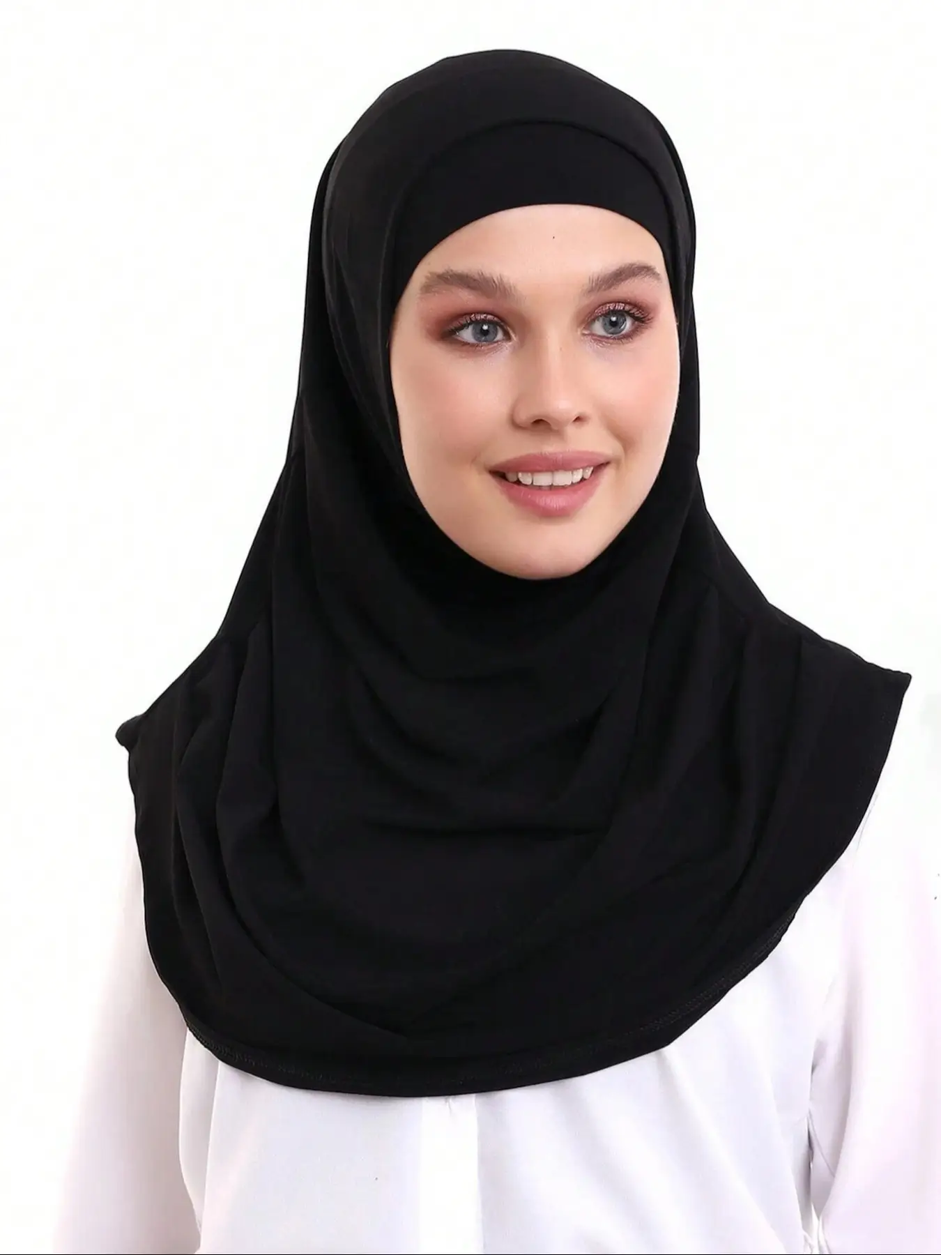 Women's Chiffon Beach Scarf, Versatile Arab Casual Headscarf, Soft Breathable Sun Protection Niqab Face Covering, Daily Wear & Abaya Accessory