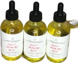 Sweet Jasmine Rose Scented Body Oil, Cosmetic Aroma Therapy Moisturizer for Bath & Body Care