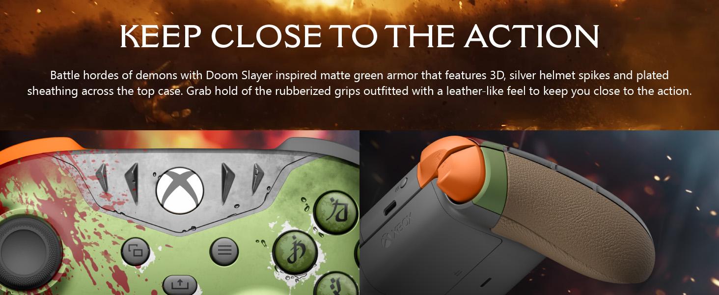 Xbox Wireless Controller DOOM The Dark Ages - Works with Xbox consoles • Windows PC • iOS & Android