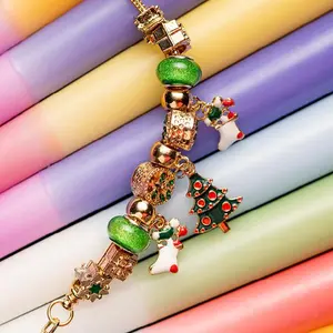 Syke Accessory| Green Garland Glisten Bracelet Christmas Gift