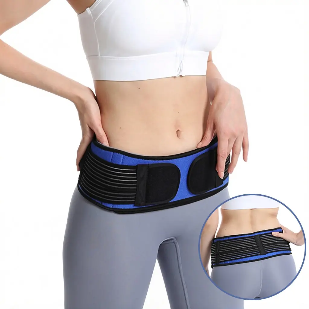 Adjustable Pelvic Support Belt, Breathable Compression Brace, Ergonomic Comfort for Daily Activities, Relief
