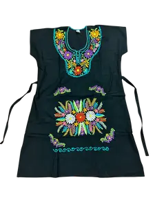 Adult Kimona Floral Dress - Strap to Tie around back - Various colors available sizes SMALL - XL