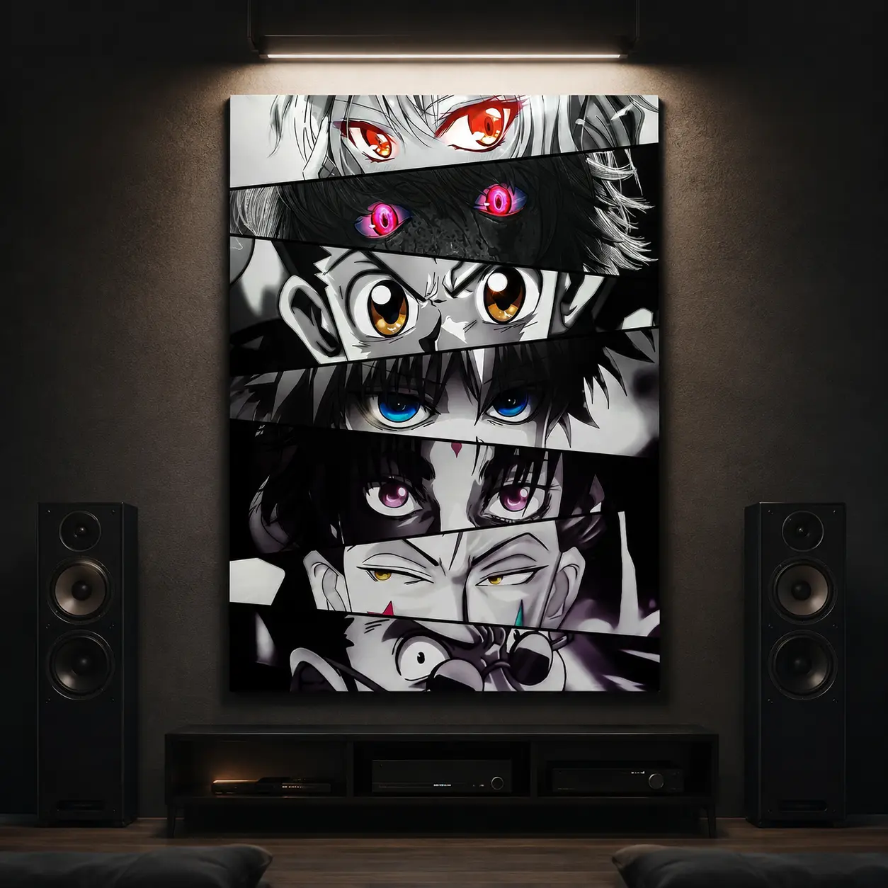 Hunter x Hunter Anime Poster Wall Art Print, Canvas Wall Art Print, Anime Wall Art, Aesthetic Wall Decor, Dorm Room Poster, Bedroom Wall Decor, Living Room Decor, Office Wall Decor, Posters Room Decor, Anime Fan