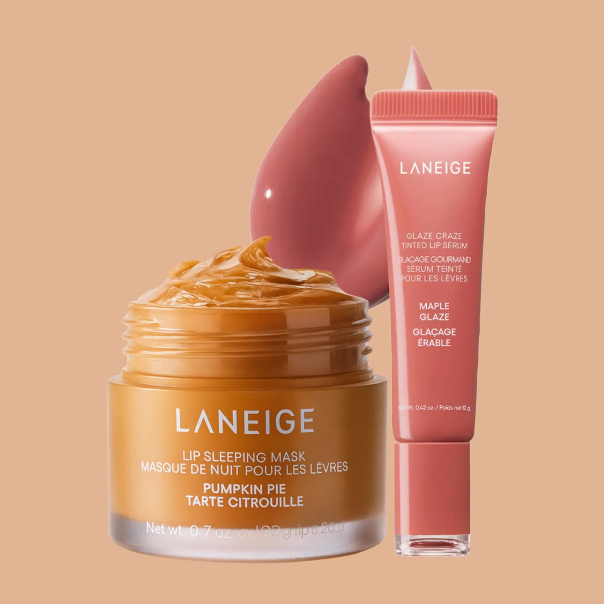 Pumpkin Pie Lip Sleeping Mask + Maple Glaze GC