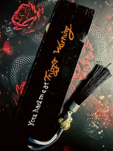 "You Had Me At Trigger Warning" | Dark Romance Bookmark