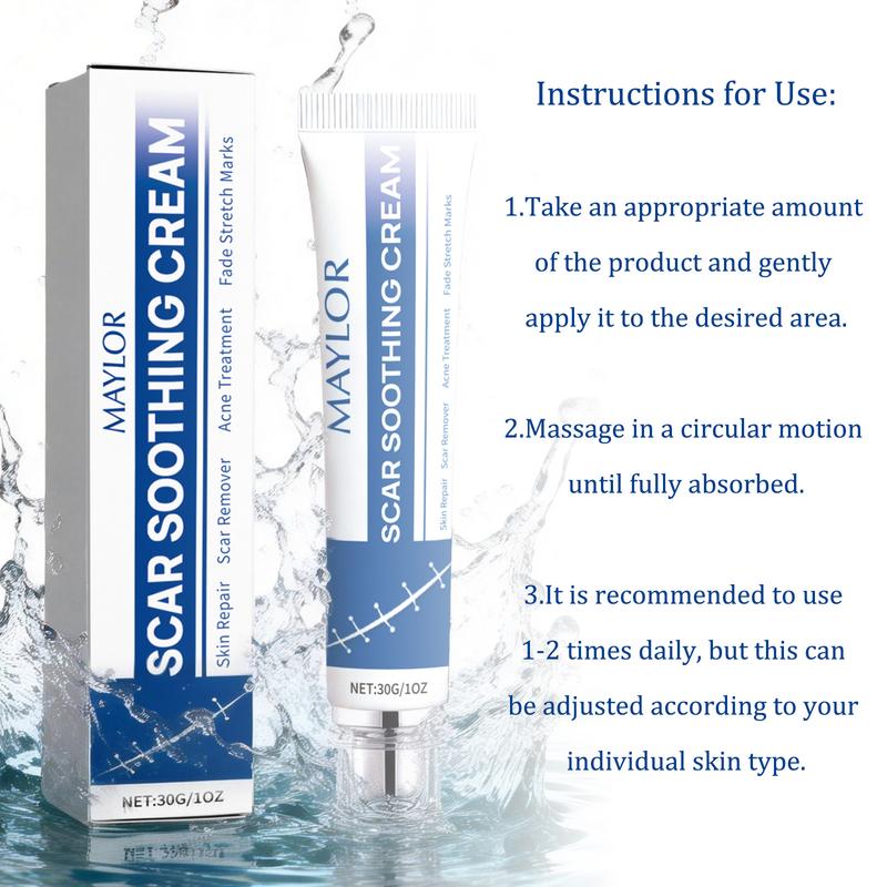 2 Scar Removal Cream 30g Silicone Gel for Surgical & Keloid Scars All-Natural Ingredients Gentle Formula for Sensitive Skin Lightweight Breathable Universal Compatibility