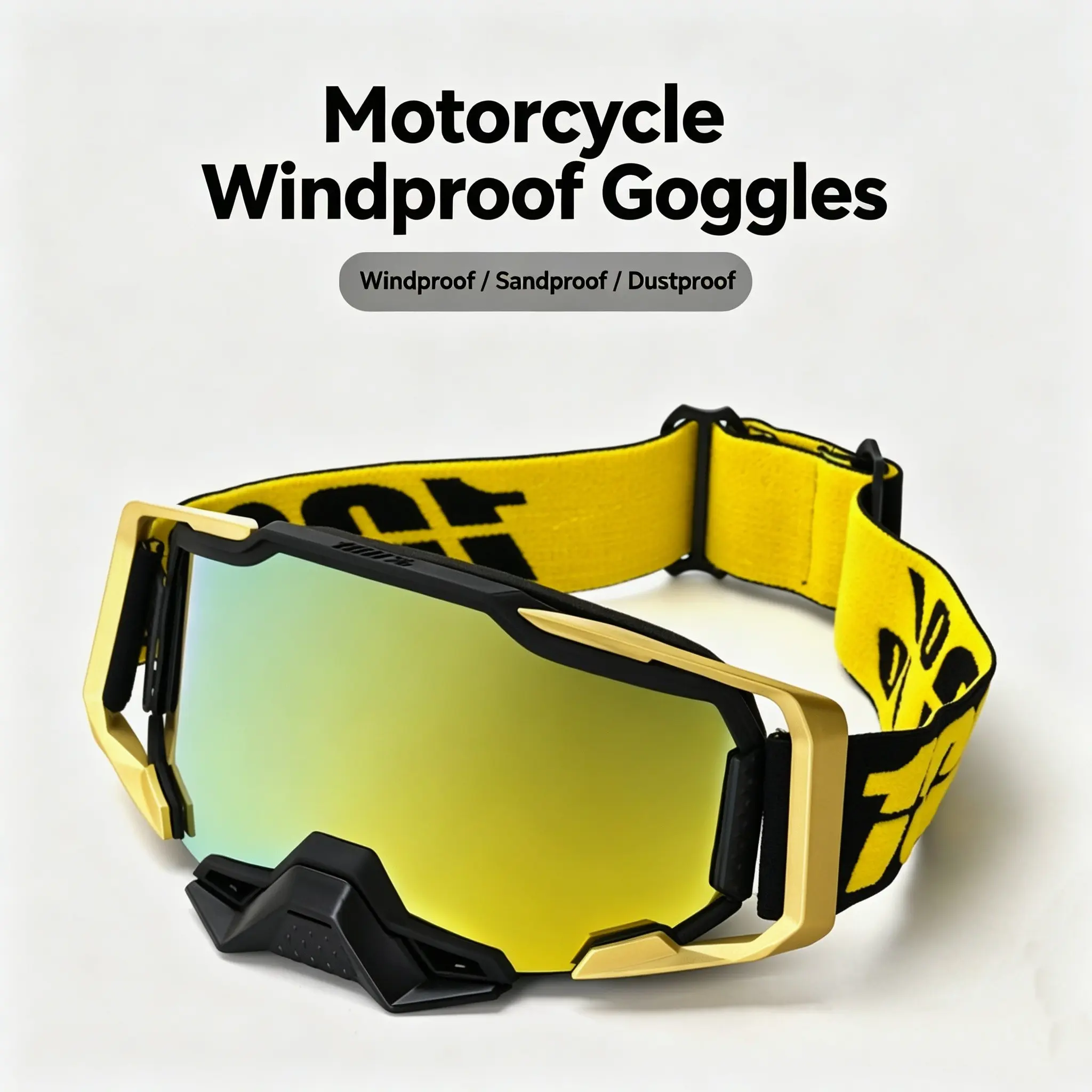 Outdoor Cycling Windproof Sand Protection Motocross Goggles, Dirt Bike Goggles, Motorcycle Off-Road Glasses, Unisex Riding Eyewear, Durable Design, Motocross Gear, Motorcycle Protective Gear