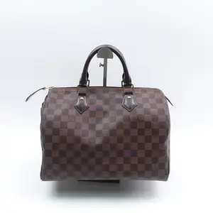 Pre-owned Louis Vuitton Coated Canvas Tote Bags Speedy 30 Damier Ebene Tote Bag T10380776