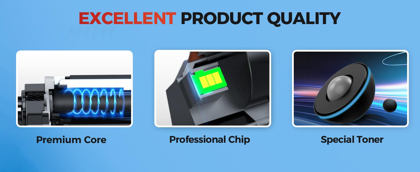 26A Toner Cartridge for HP Printer - Replacement for - HP 26A CF226A 26X CF226X to Compatible with Pro M402dw M402dn M402dne M402n MFP M426fdw M426fdn Printer (Black, 2-Pack)