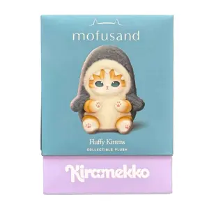 Mofusand Fluffy Kittens Series Plush Keychain Blind Box