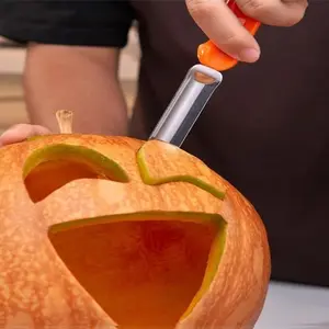 1set Pumpkins Carving Knife Set Handcrafted Carving Tools Pumpkins Fruit Vegetables Ideal for Wedding Birthday Christmas Preparations