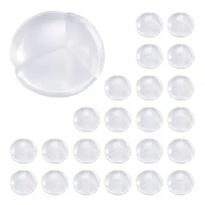 VEVOR Corner Protectors Baby Proofing, 24 Pack, Clear Transparent Table Corner Guards Covers for Baby Safety, 1.34-inch Depth, 0.28-inch Thickness, Strong Adhesive, Cushion for Furniture Sharp Edges