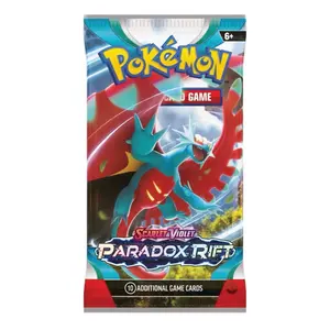 Pokémon Paradox Rift Booster Pack - 10 Additional Game Cards with Unique Designs and Stunning Artwork for Collectors