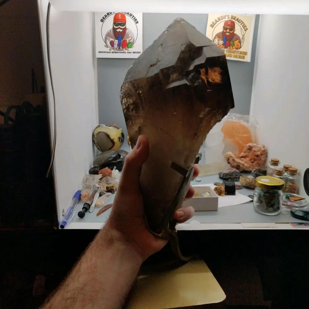 massive Brazilian smoky citrine