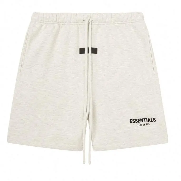 Fear of God Essentials Sweat Shorts - Featuring Translucent Rubberized Label at Center Front, Soft-Touch Flocked "ESSENTIALS FEAR OF GOD" Logo at Lower Left Leg, Heavyweight Extended Drawstrings with Rubberized Tips & Side Seam Pockets
