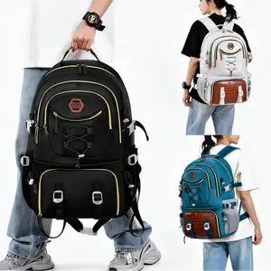 WEIXIER Large Capacity Travel Backpack with Laptop & Shoe Storage Water-Resistant Comfortable Straps Multiple Compartments Ideal for Camping Hiking