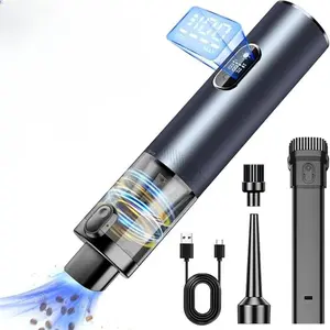 EAFC Car Vacuum Cleaner High Power,13000PA Powerful Wireless Handheld Car Vacuum Cleaner,3 in 1 Cordless Portable Car Vacuum with LCD Display,LED Light and Brushless Motor for Car and Home Cleaning