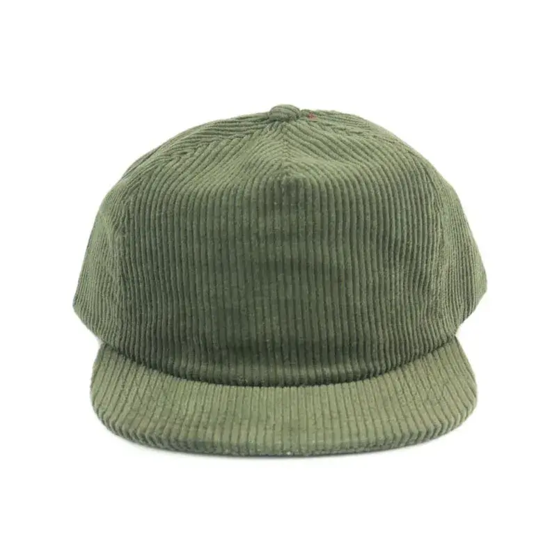 Customized Green Solid Cap Black Corduroy Outdoor Keep Warm Hip Hop Snapback Hat Adult Casual Sun Baseball Cap Bone Gorras Hats UMAMAHAT