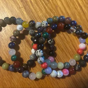 Earth-tone (4PCS)Multicolor Beaded Bracelets
