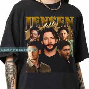 [ Sale Up To 45%]Jensen Ackles Vintage Shirt, Dean Winchester Supernatural 90s Bootleg Shirt, Gift for her