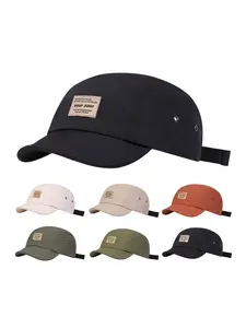 Unisex Quick-Dry Baseball Cap, Adjustable Sun Protection Hat for Outdoor Travel Beach Vacation, Casual Fitted Woven Fabric