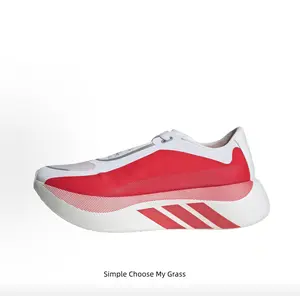 Red & White Performance Sneakers – Lightweight, Breathable & Built for Speed
