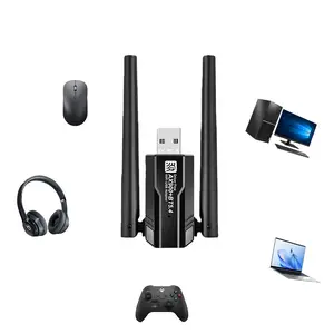 USB 3.0 Wireless Adapter, 900Mbps Dual-Band Bluetooth 5.4 WiFi Adapter, AX900 High-Speed Driver-Free Plug and Play, Strong Whole-House Signal Coverage, Wall-Penetrating WiFi 6 USB Adapter, Suitable for Business Travel, Wireless Adapter Dongle