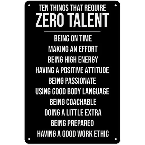 8x12 in Aluminum Motivational Wall Plaque - Minimalist Artwork, Decorative Shiny-Sleek Metal Finish, Lightweight Durable Build, Fade-Resistant UV Guard, Wipe-Clean Surface, Pinterest-Inspired Modern Look Easy-to-Match Home Decoration Sign