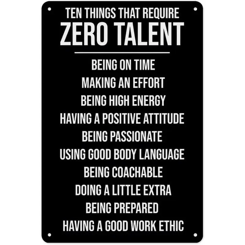 8x12 in Aluminum Motivational Wall Plaque - Minimalist Artwork, Decorative Shiny-Sleek Metal Finish, Lightweight Durable Build, Fade-Resistant UV Guard, Wipe-Clean Surface, Pinterest-Inspired Modern Look Easy-to-Match Home Decoration Sign