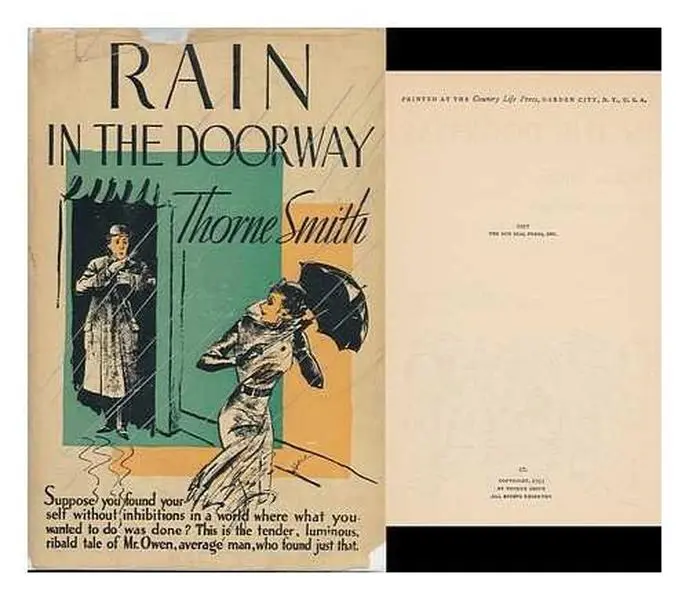 USED-RAIN IN THE DOORWAY by Thorne (1892-1934) Smith (Hardcover)