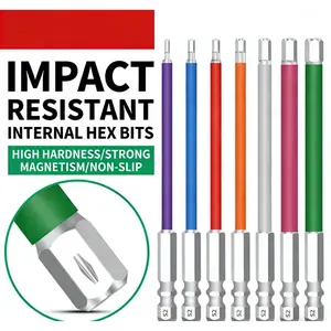High-Magnetic Screwdriver Drill Bit for Impact Drill,2026 New Magnetic Durability Screwdriver Bits Set,Universal Anti Slip Magnetic Electric Screwdrivers for Hex Socket Home Use,Car Repair