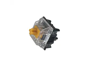 Gazzew Boba Black U4T V2 Thocky Tactile Switches RGB