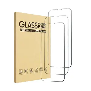 Tempered Glass Screen Protector, 3 Counts Durable Anti-scratch & Anti-explosion Phone Screen Protective Film, Phone Accessories for iPhone