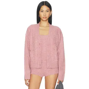 Lovers and Friends Juliee Cardigan in Mauve