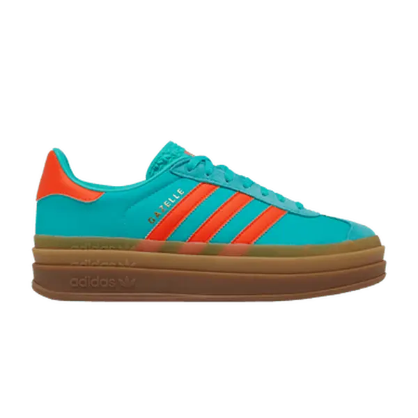 adidas gazelle silver green womens Hardies X Adidas Gazelle Orange/Green main image 0