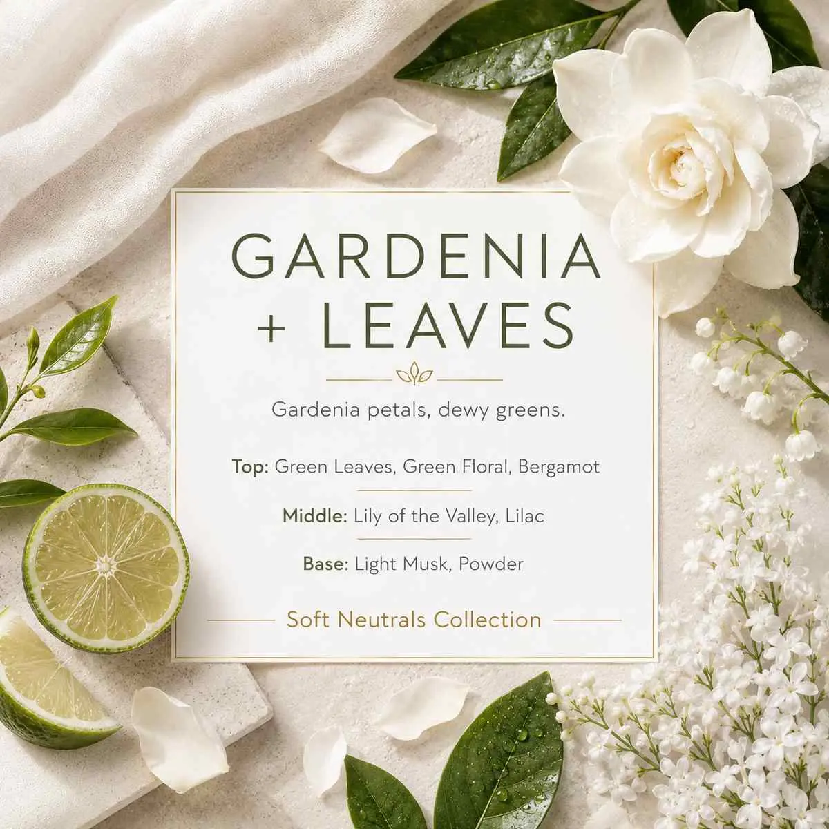 Gardenia + Leaves Reed Diffuser