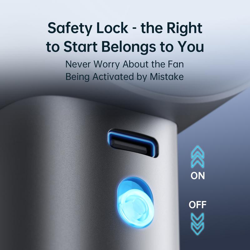 JISULIFE Handheld Fan Pro1S - 5000mAh Battery, 9m/s Wind Speed, Digital Display, USB Rechargeable, Portable Fan for Travel & Outdoor, Gifts for Women Men, Brushless Motor, 15000 RPM, 3-15 Hours Cooling