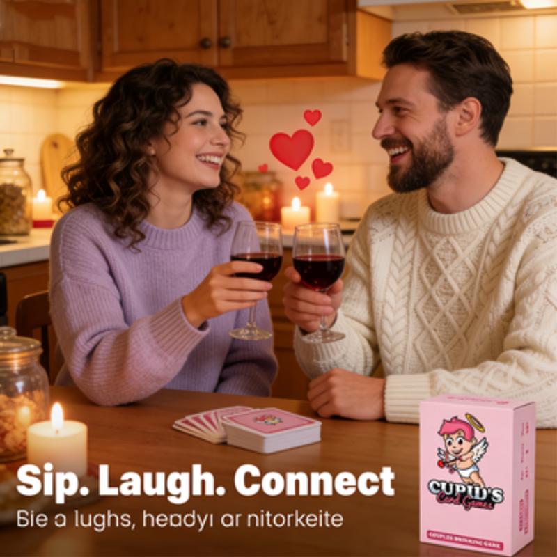 Cupid’s Card Game The Ultimate Couples Challenge Fun & Romantic Date Night Activity Perfect Anniversary or Valentine’s Day Gift for Couples Connect Laugh & Spice Up Your Relationship Board Game Prop Tabletop Games