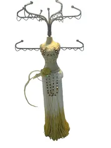 15 Inch Jewelry Holder Stand with 8 Hooks for Women Organiser Racks