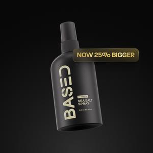 BASED Sea Salt Spray | Instant Volume & Texture | Infused with Kelp Extract & Vitamin B5 | Simple, Effective, BASED.