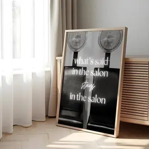 Hair Salon Decor, Beauty Salon Wall Art, Hairstylist Gift, Hairdresser Print, Salon Decor, Hair Quotes