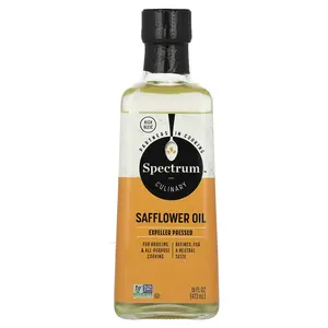 Spectrum Culinary Safflower Oil, Expeller Pressed, 16 fl oz (473 ml)