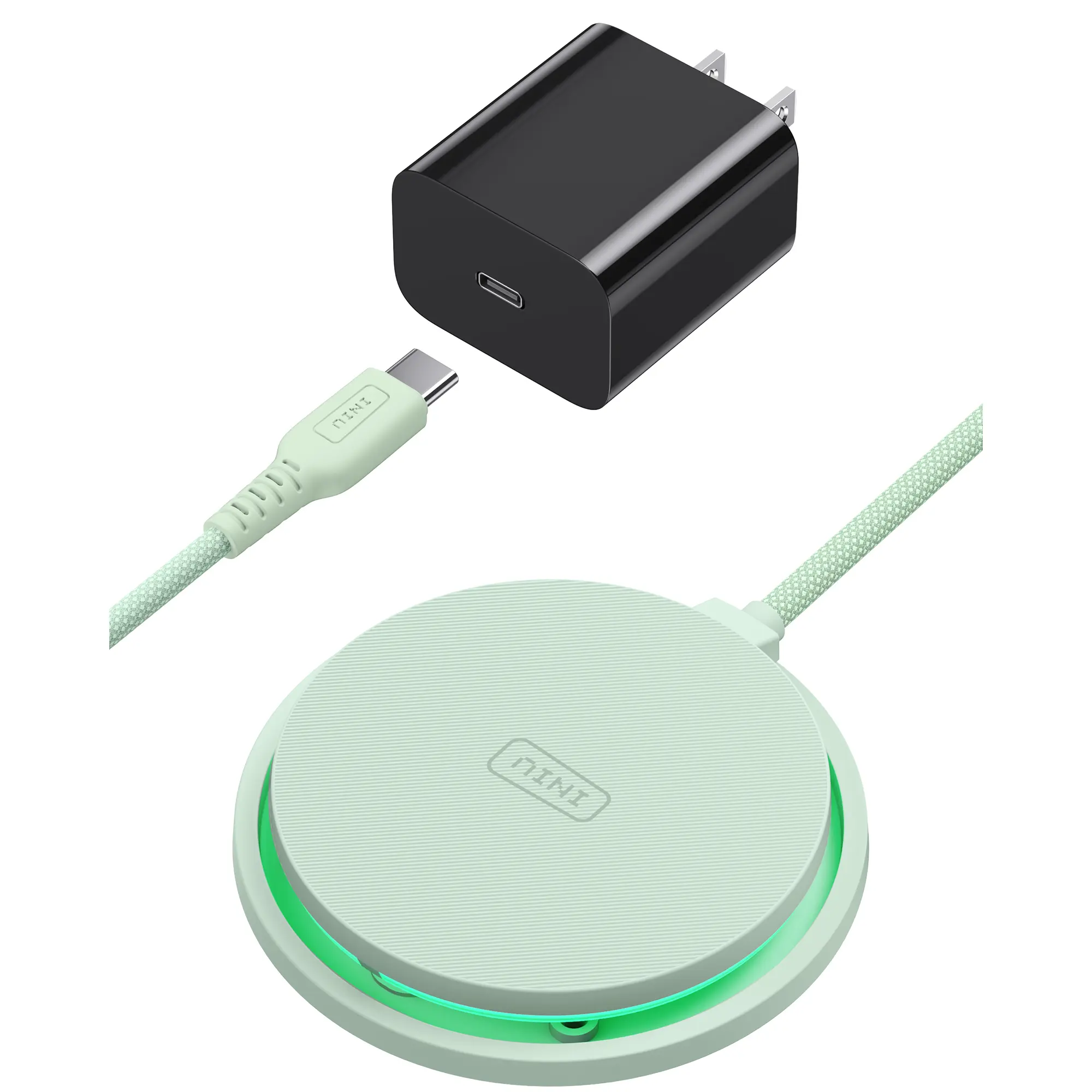 Charging Pad+Adapter【Green】