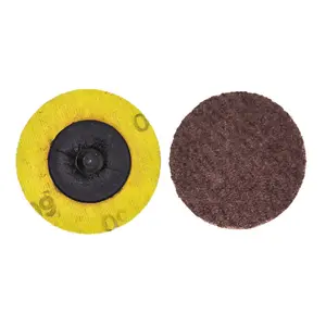 Maverick Abrasives | 2" Rolloc Quick Change Discs (50 Pack) - Aluminum Oxide, Ceramic & Surface Conditioning Discs - 2" Type R Quick Change - Deburring Blending Finishing - For Stainless Steel Steel Aluminum - Die Grinder Compatible