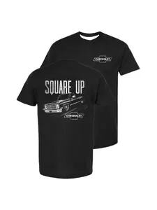 Vintage Square Truck T-Shirt, Classic Casual Men's Top, Chevrolet Gang Style, Perfect Gift for Chevy & Truck Enthusiasts